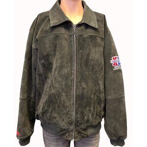 NFL Men's Black 2006 Superbowl XL Detroit Bomber Jacket Sz XL SKU 5280